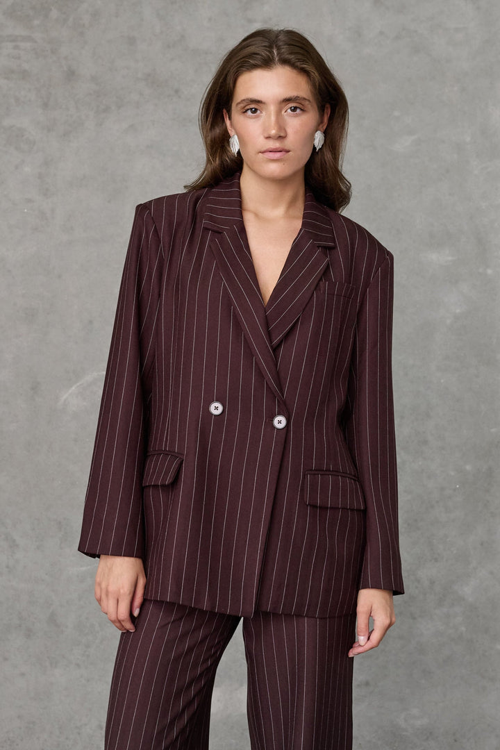 Love & Divine - Love1648 20306 - 834 - Brown Pinstripes