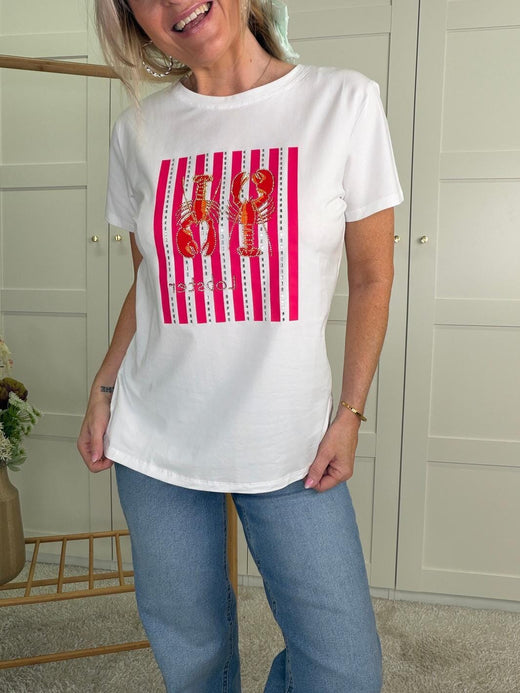 A-bee - Anouk T-shirt - White T-shirts 