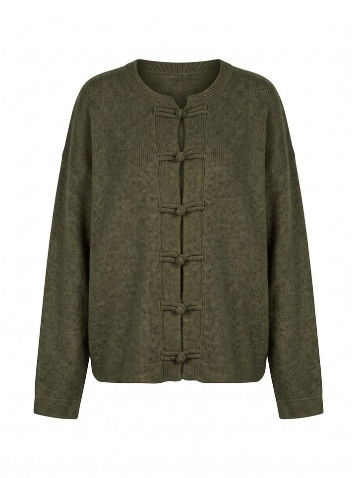 A-Bee - Elsie 3132 - Army Green (9520) Cardigan 