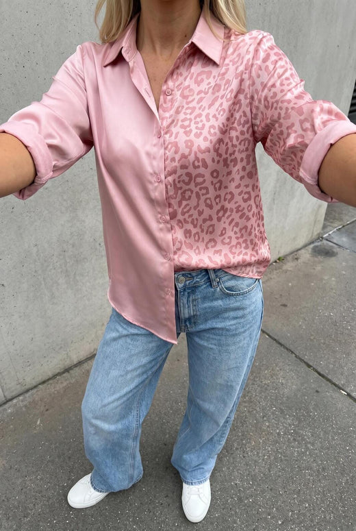 A-bee - Liva Shirt - Pink Skjorter 