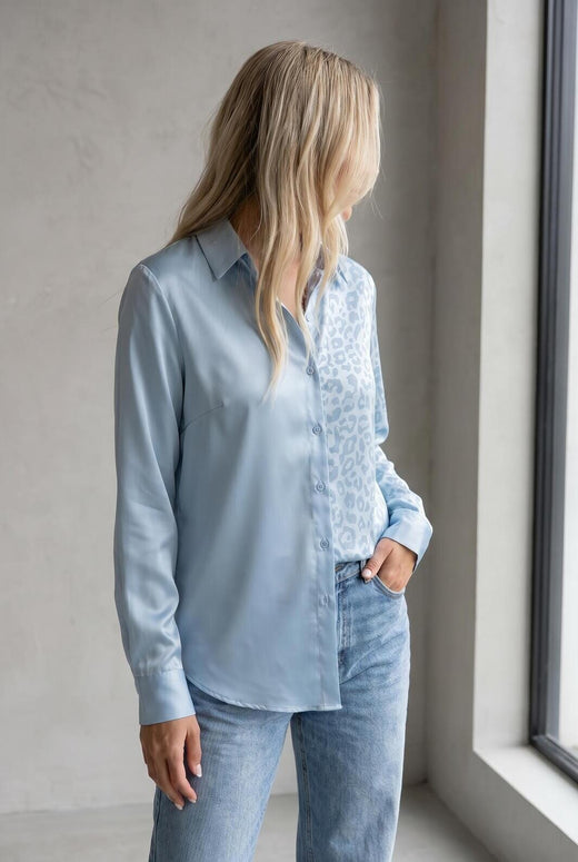 A-bee - Liva Shirt - Sky Blue Skjorter 