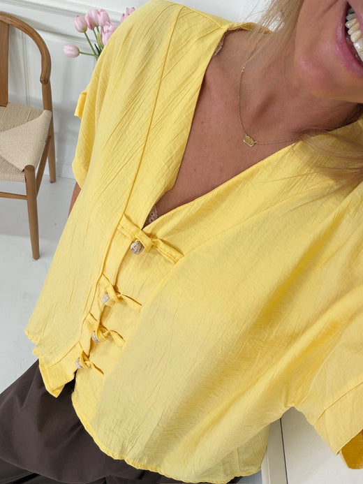 A-Bee - Lyra Shirt - Yellow Skjorter 