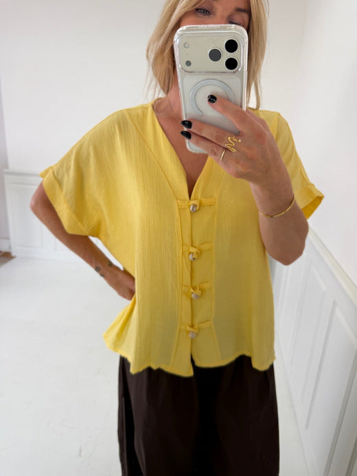 A-Bee - Lyra Shirt - Yellow Skjorter 