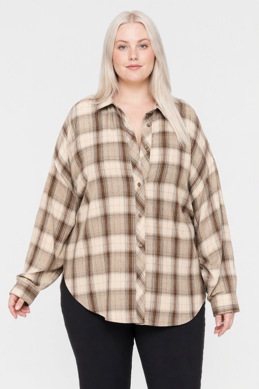 CE_IMG - A-Bee - Nahia Skjorte - Coffee - L/XL