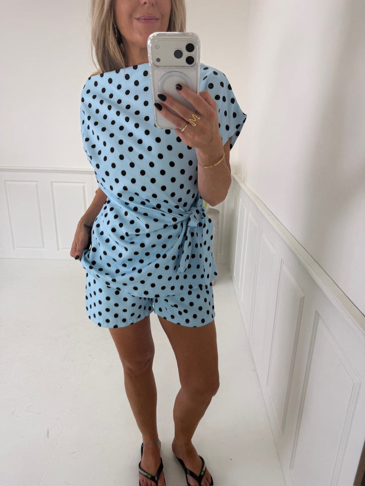 A-Bee - Rahel 8751-1 Shorts - Sky Blue Shorts 