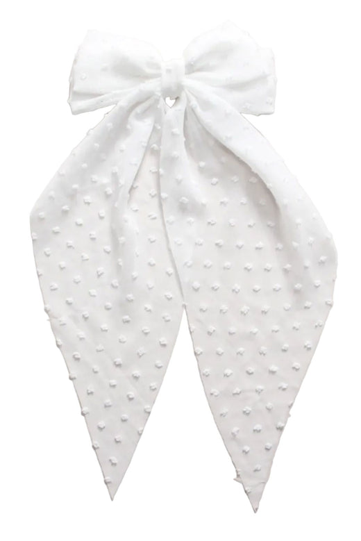 A-bee - Solange Hair Clip - White Hårspænder 