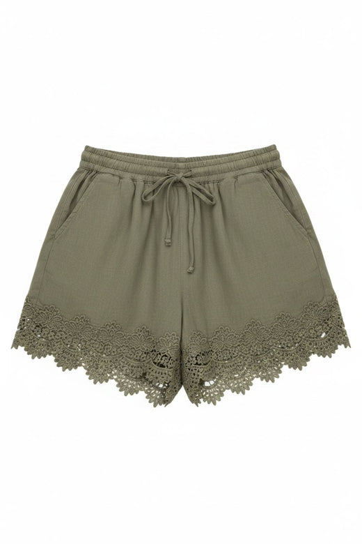 A-Bee - Vanya Shorts - Khaki Shorts 