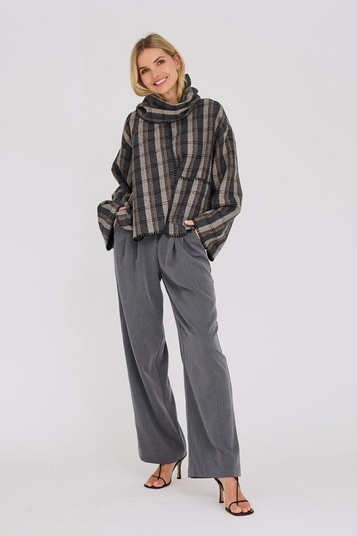 A-View - Checki Jacket AV8275 - 050 - Grey/Black