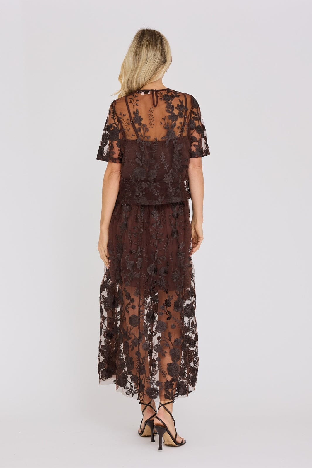 A-View - Fuschia Blouse AV4881 - 194 - Dark Brown