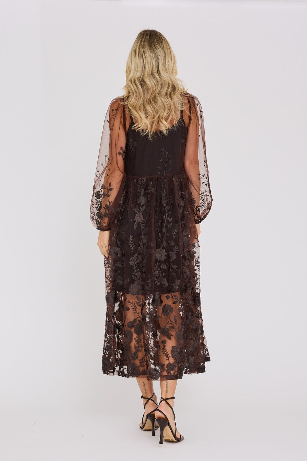 A-View - Fuschia Dress AV4614 - 194 - Dark Brown