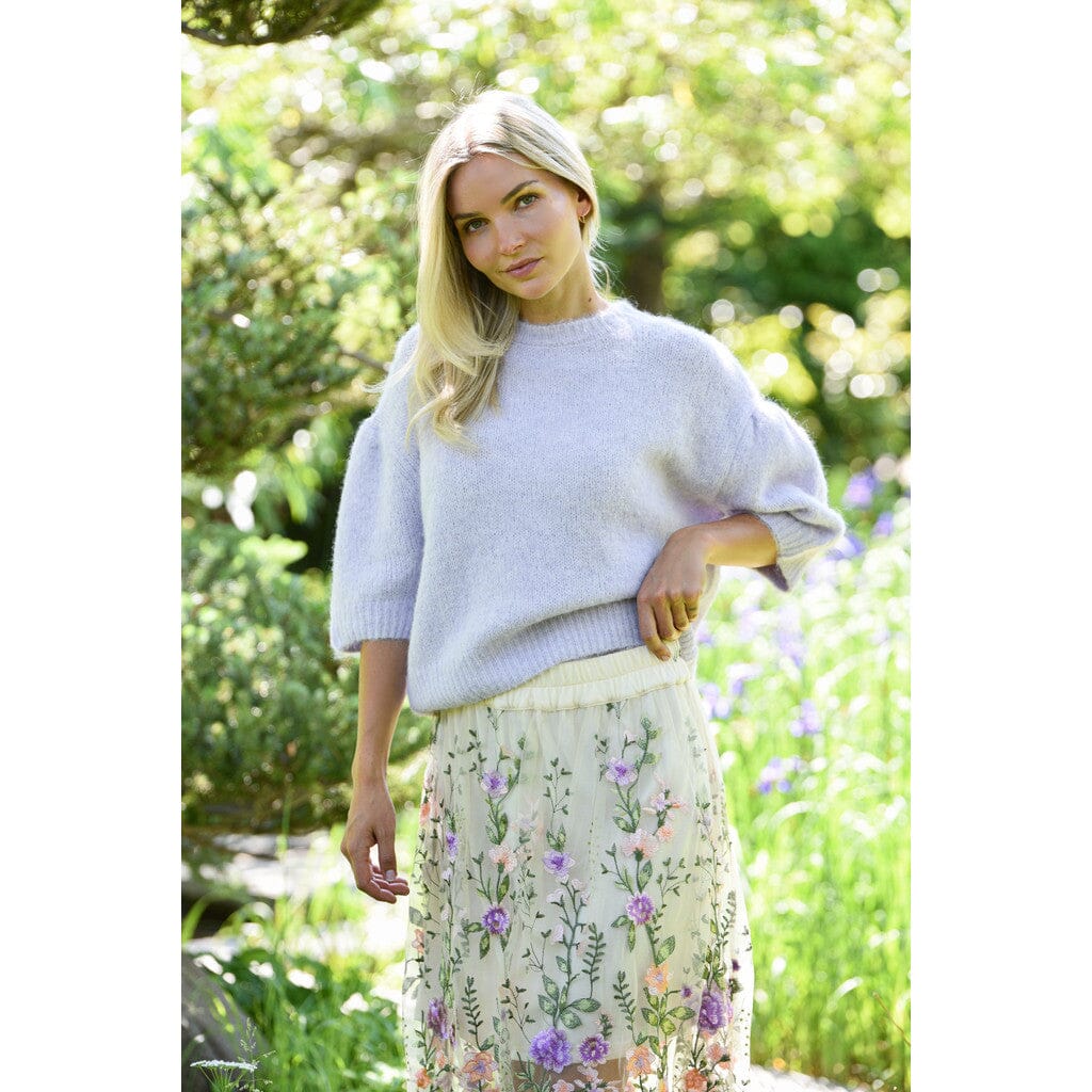 A-View - Fuschia Skirt AV4624 - 180 - Green/Purple Nederdele 
