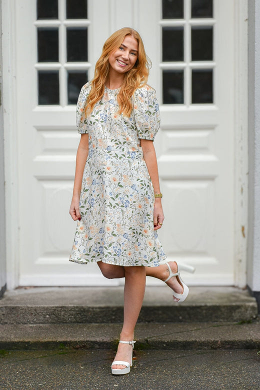 A-View - Gino Dress AV8306 - 144 - White/Blue