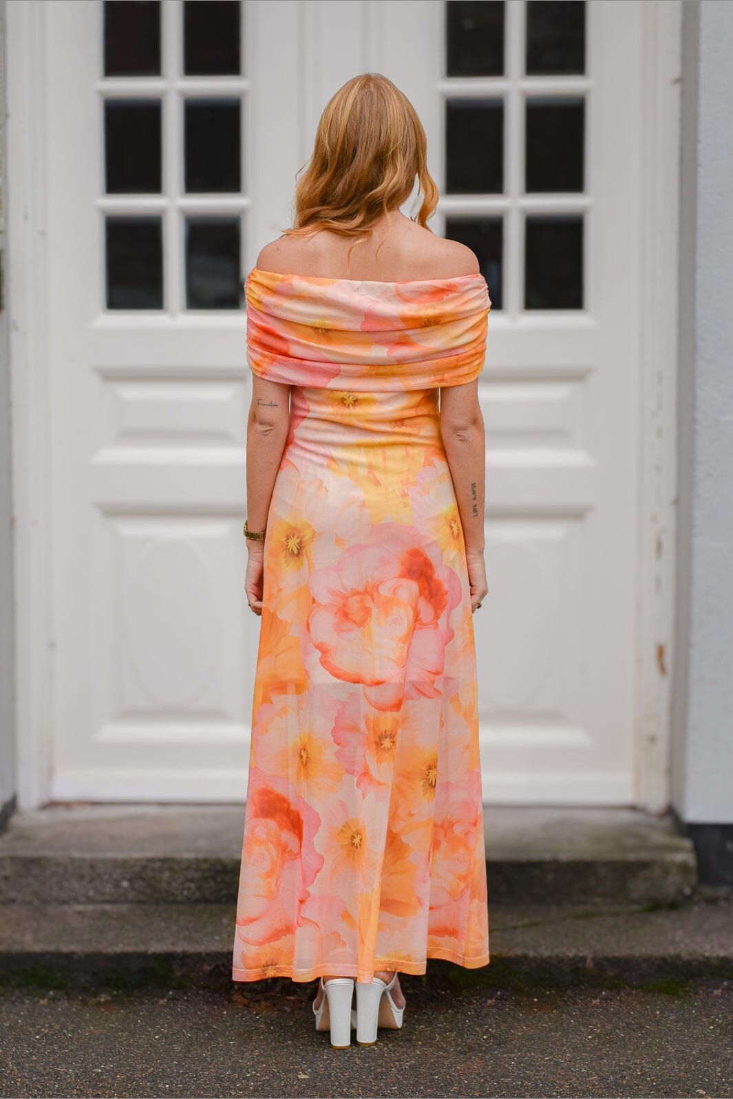 A-View - Kit S/L Dress AV8318 - 107 - Rose/Yellow