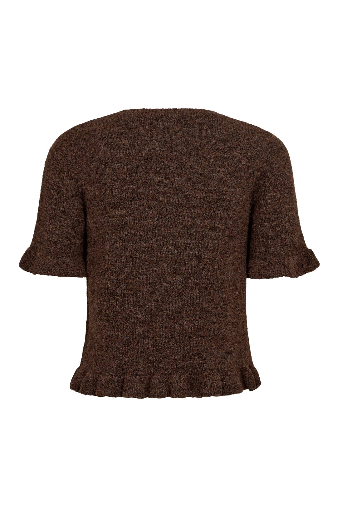 A-View - Landy Knit Blouse AV8227 - 194 - Dark Brown Bluser 