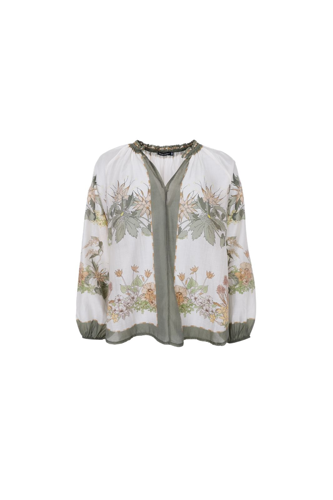Black Colour - Bcbelis Blouse 41225 - Army