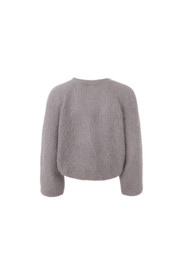 Black Colour - Bcbjoerk Cross Jumper 1265 - Taupe