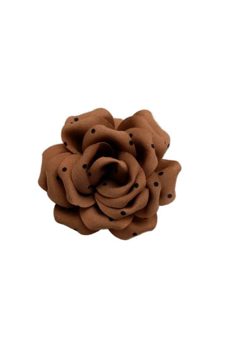 Black Colour - Bcchristy Brooch & Pin 6053 - Brown Dot