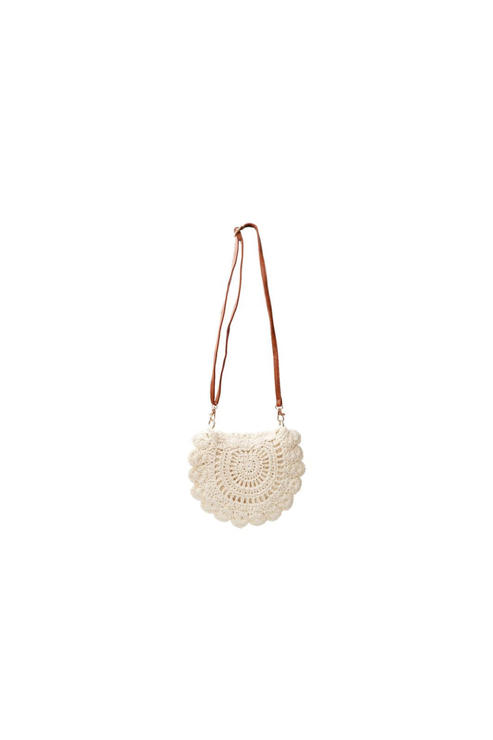 Black Colour - Bccrochet Mini Bag 9351 - Cream