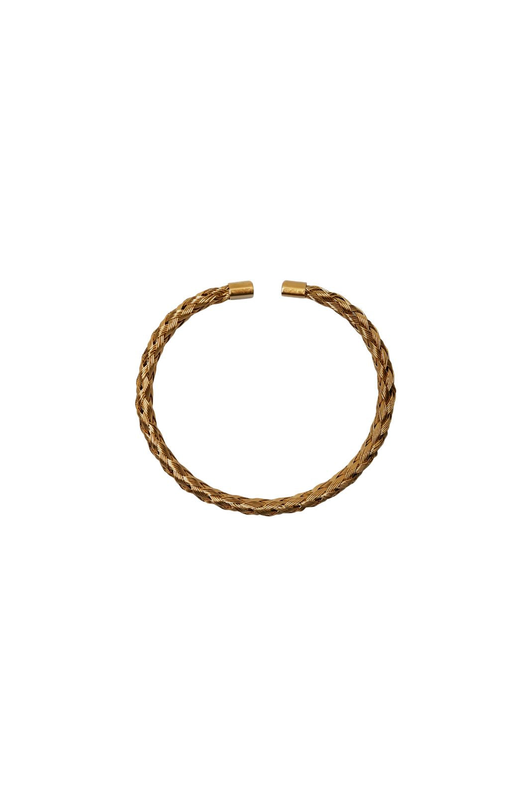 Black Colour - Bcelma Bracelet 4430 - Golden Coloured