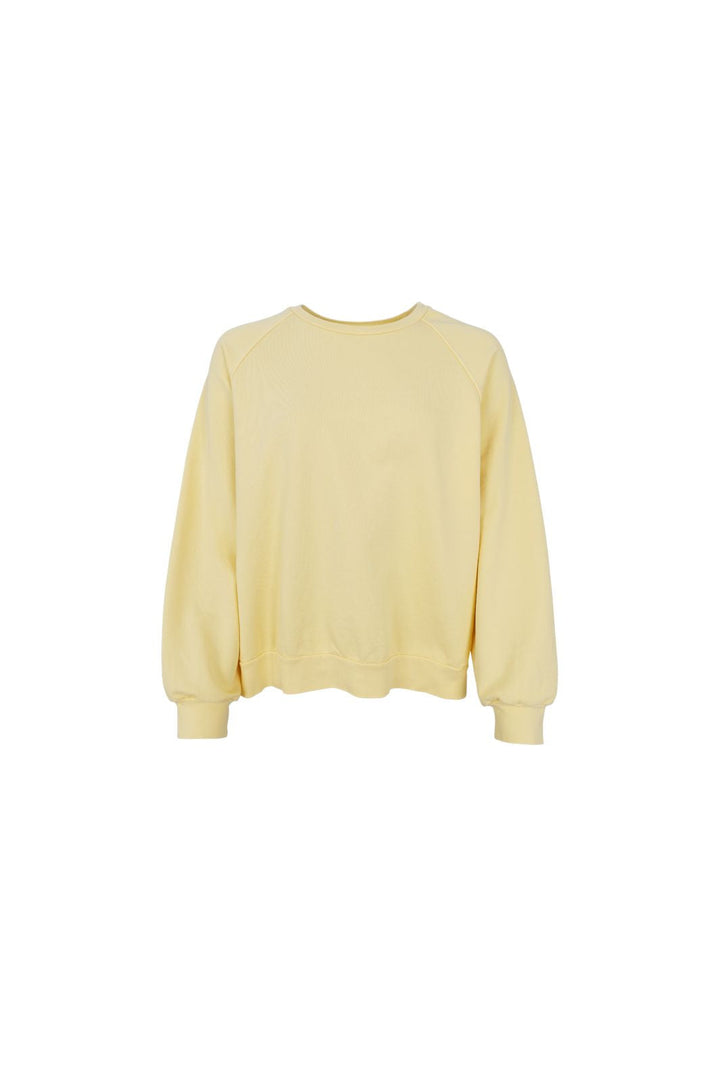 Black Colour - Bcevy Raglan Sweatshirt 41121 - Lt. Yellow