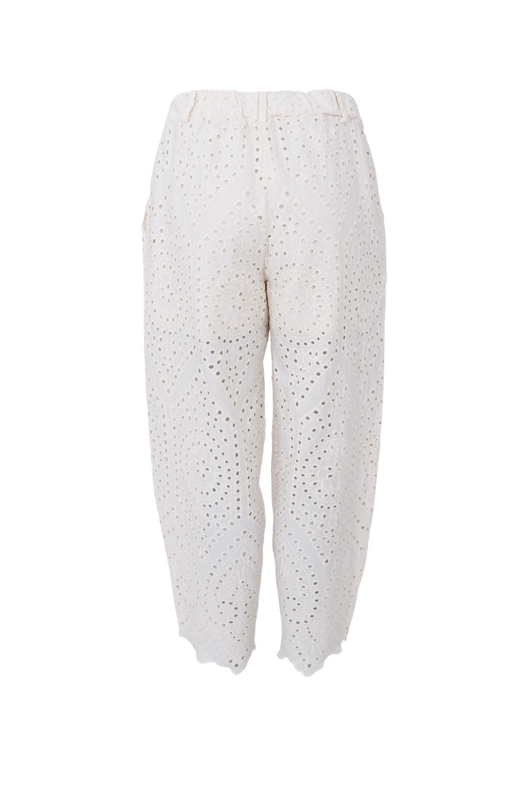 Black Colour - Bcfrey Barrel Lace Pant 41196 - Creme