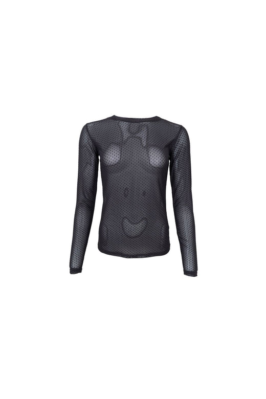 Black Colour - Bcjessie Mesh Blouse 41223 - Shirts - Black