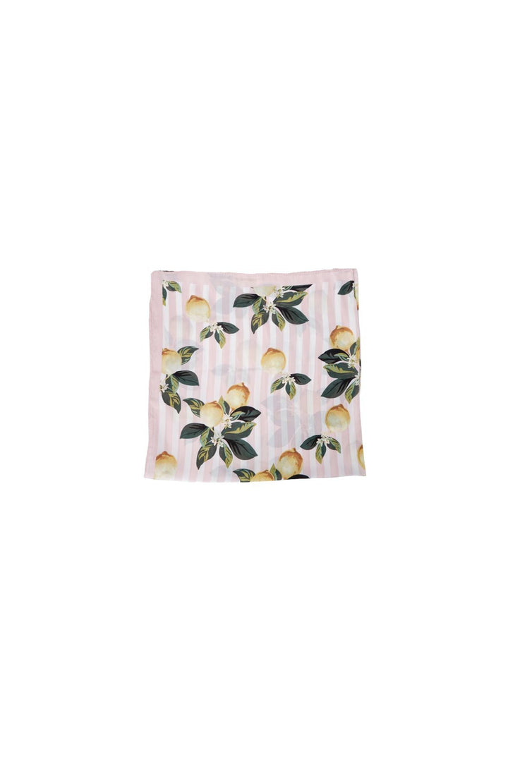 Black Colour - Bckayla Mini Scarf 3689 - Rose