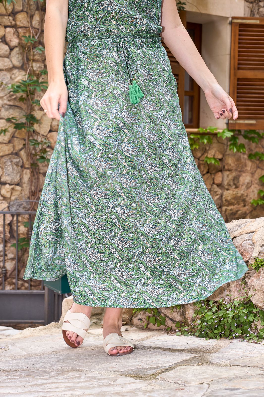 Black Colour - Bcluna Regular Skirt 39230 - Glory Green