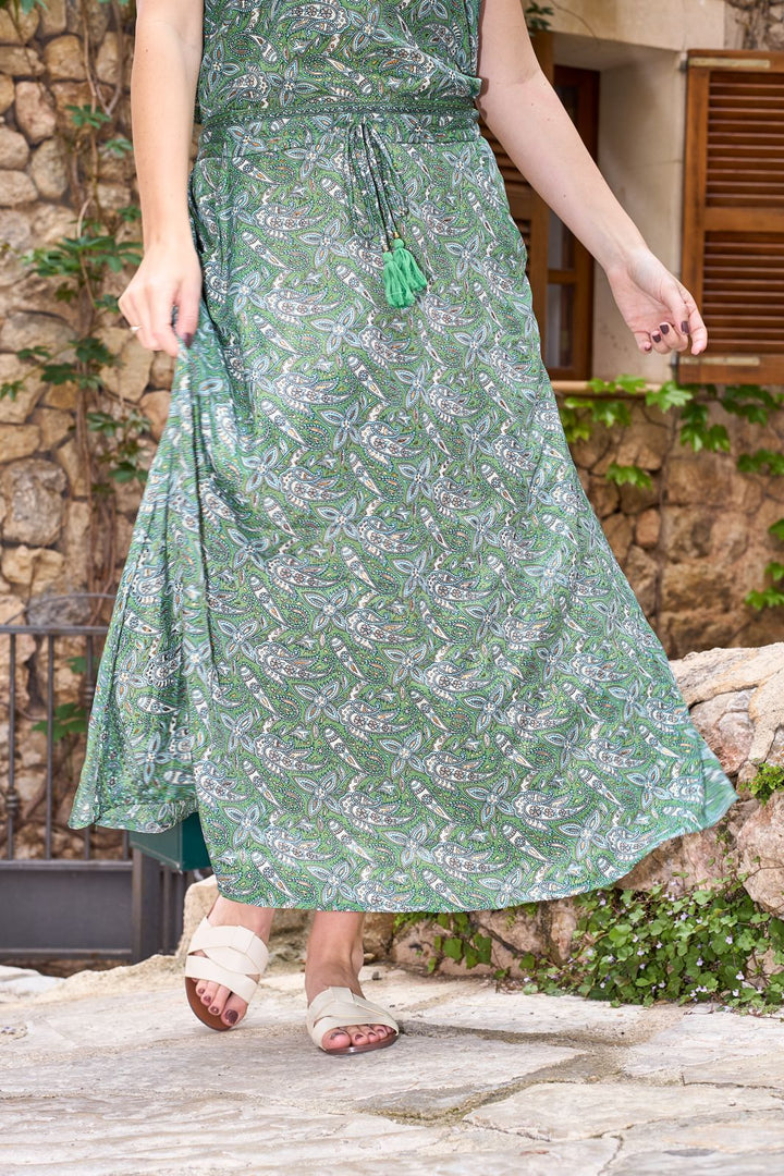Black Colour - Bcluna Regular Skirt 39230 - Glory Green