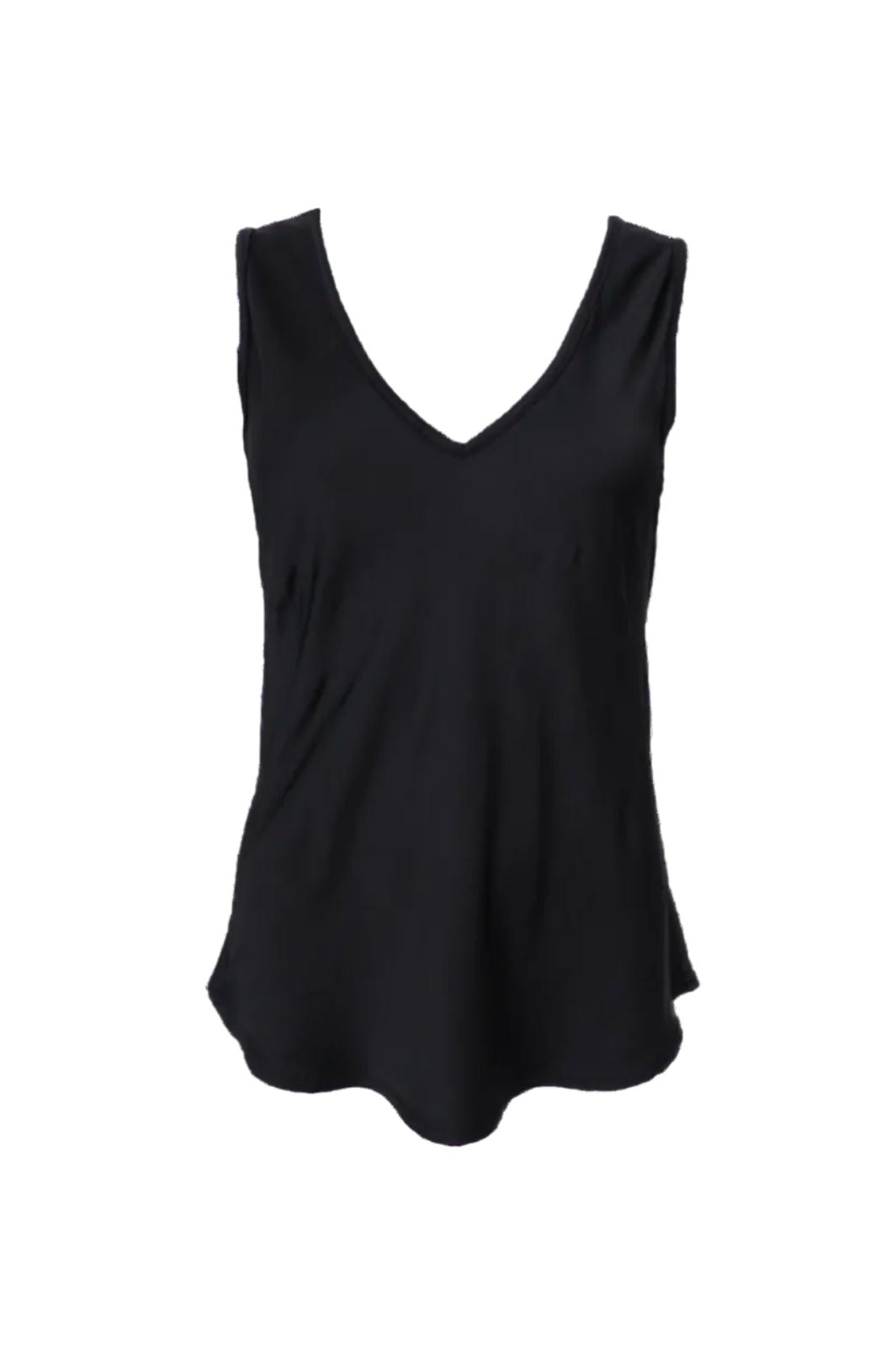 Black Colour - Bcmabel Double V-Neck Top 41210 - Shirts - Black