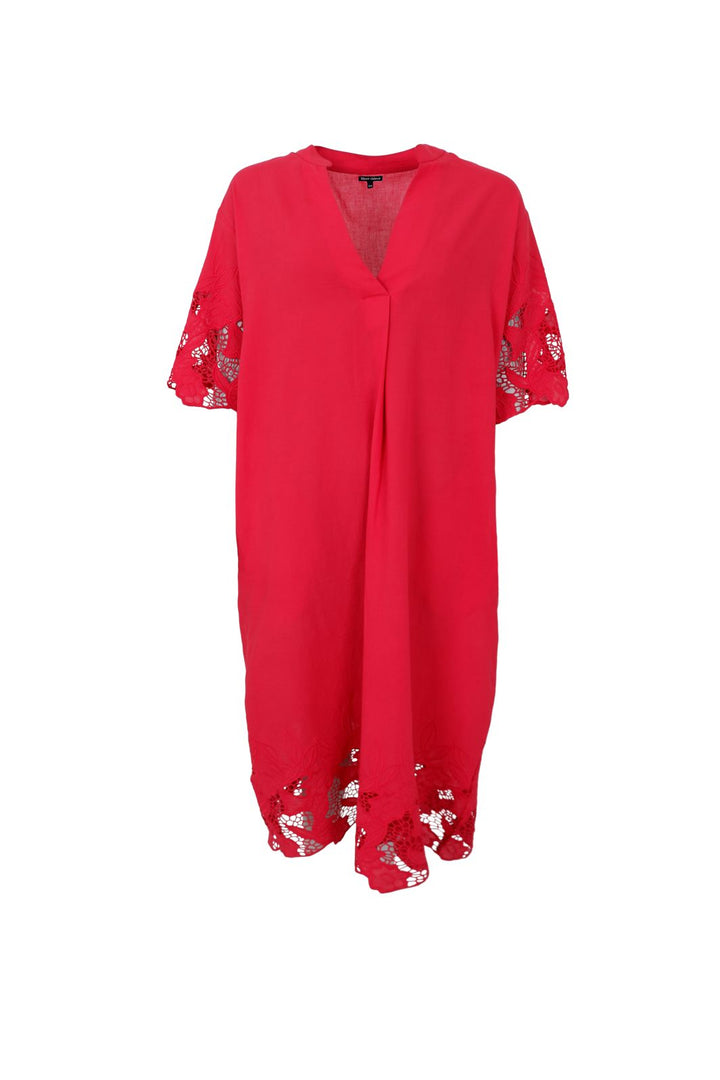 Black Colour - Bcmadicken Long Dress 41146 - Red