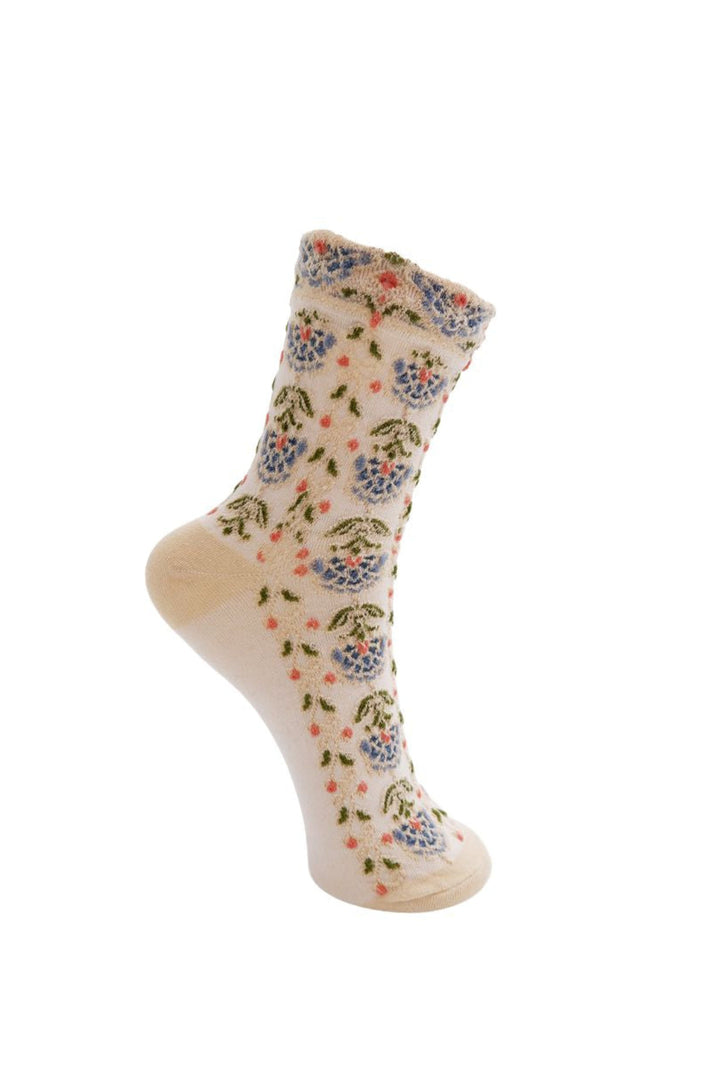 Black Colour - Bcmax Sock 8529 - Beige