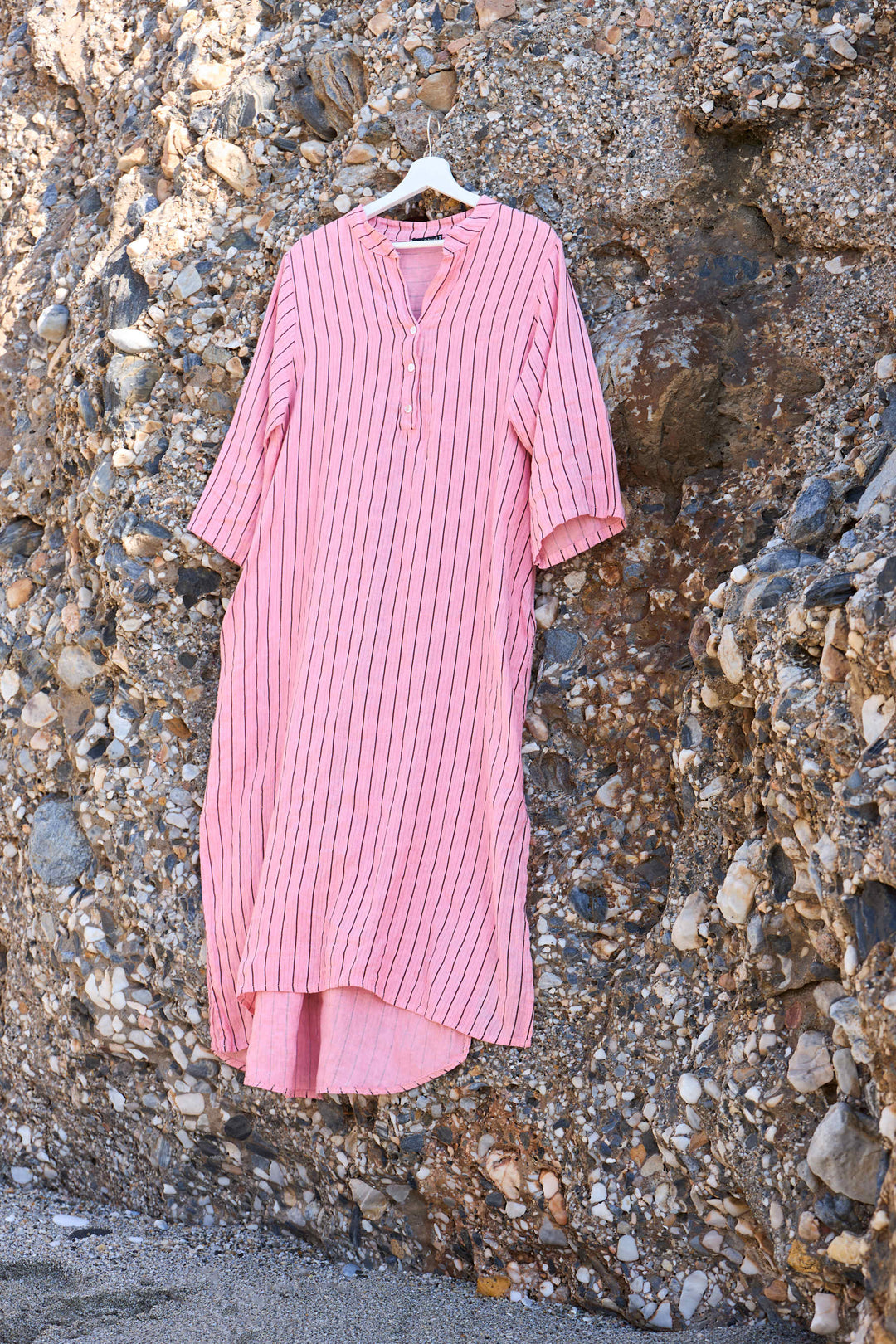 Black Colour - Bcmelina Shirt Dress 40421 - Rose Stripe Kjoler 