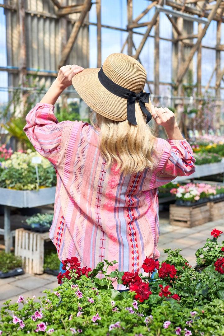 Black Colour - Bcmontebello Straw Hat 8044 - Natural