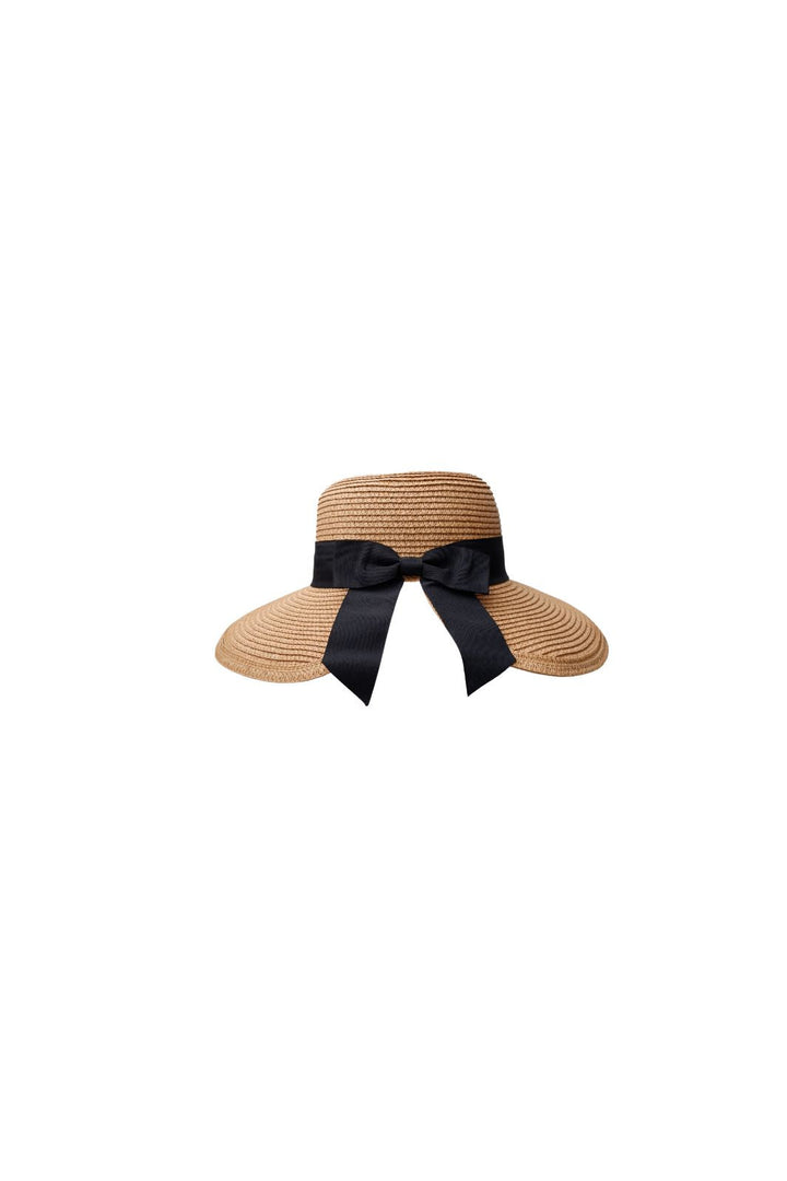 Black Colour - Bcmontebello Straw Hat 8044 - Natural
