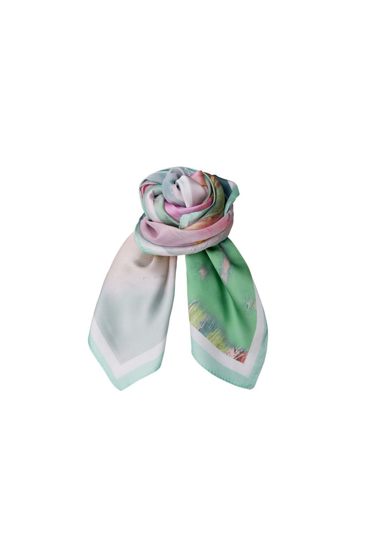 Black Colour - Bcnymph Mini Scarf 3687 - Pastel Green