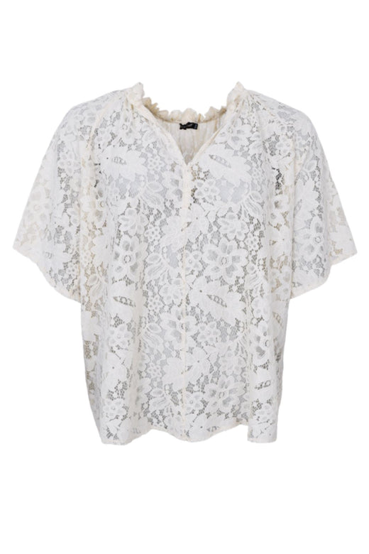 Black Colour - Bcsally Lace Blouse 41178 - Champagne