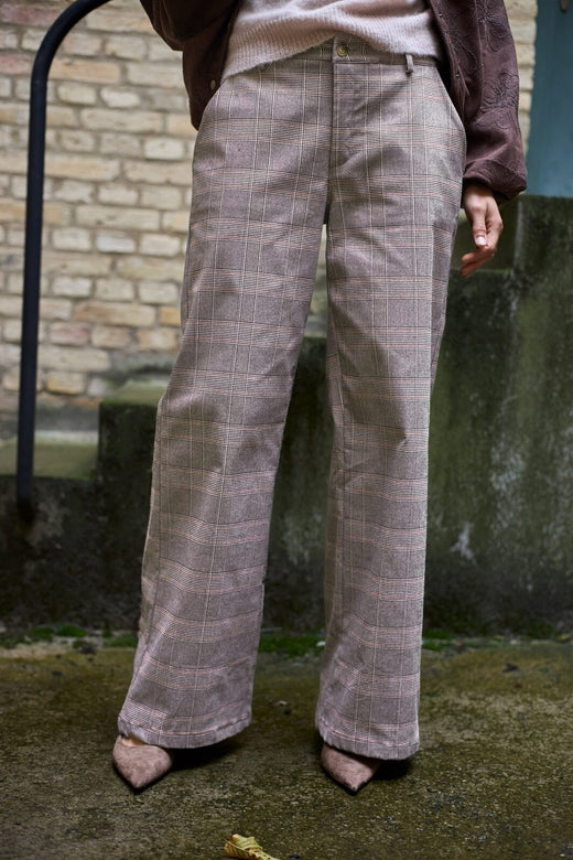 Black Colour - Bcshelby Box Pant 41335 - Grey