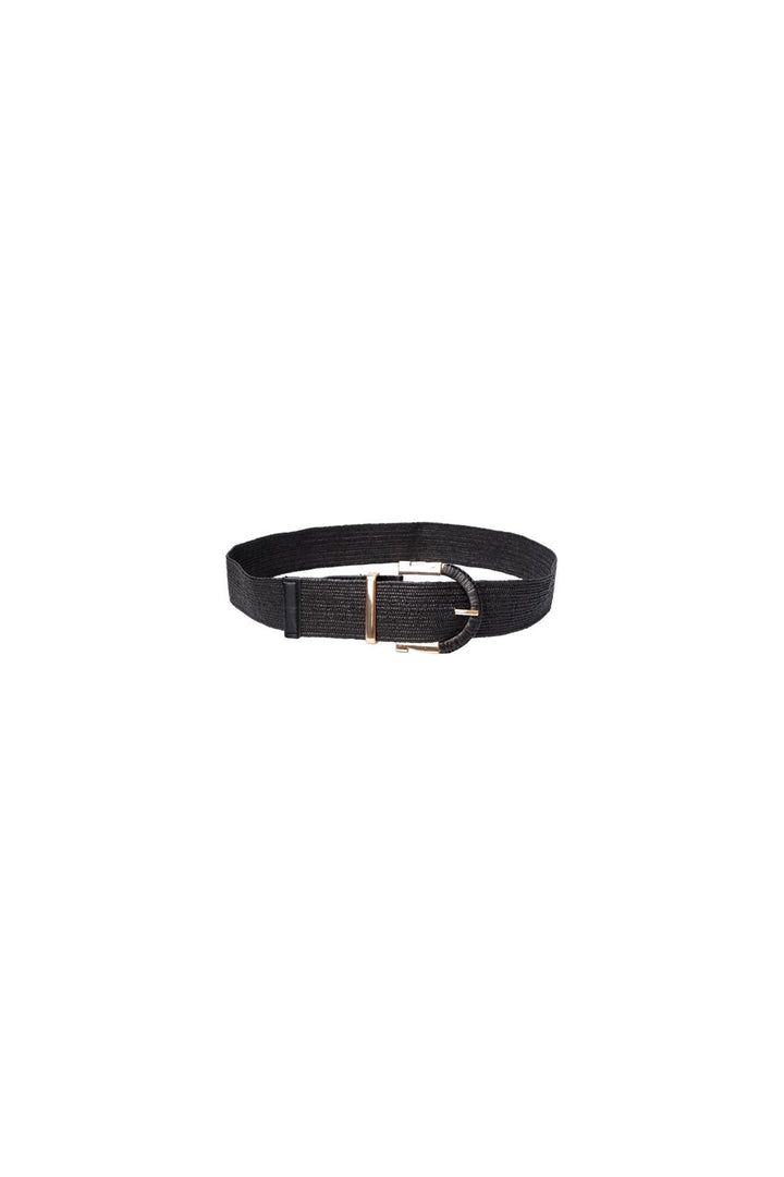 Black Colour - Bcthorne Jute Belt 10323 - Black