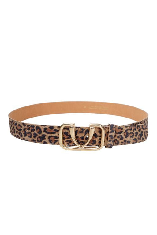 Black Colour - Bcuma Belt 10320 - Natural Leo