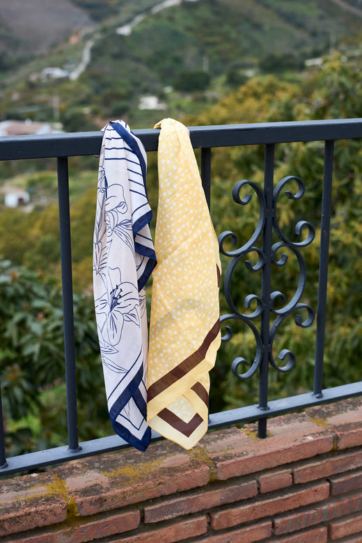 Black Colour - Bcvivica Mini Scarf 3684 - Lt. Yellow Tørklæder 
