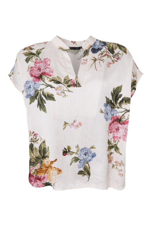 Black Colour - Bczalina Ss Blouse 41262 - Creme