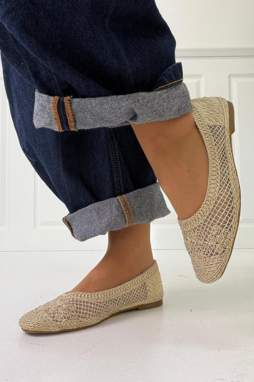 Bloom - Gladiolus Ballet Flats - Golden Ballerinaer 