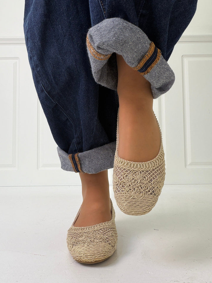 Bloom - Gladiolus Ballet Flats - Golden Ballerinaer 