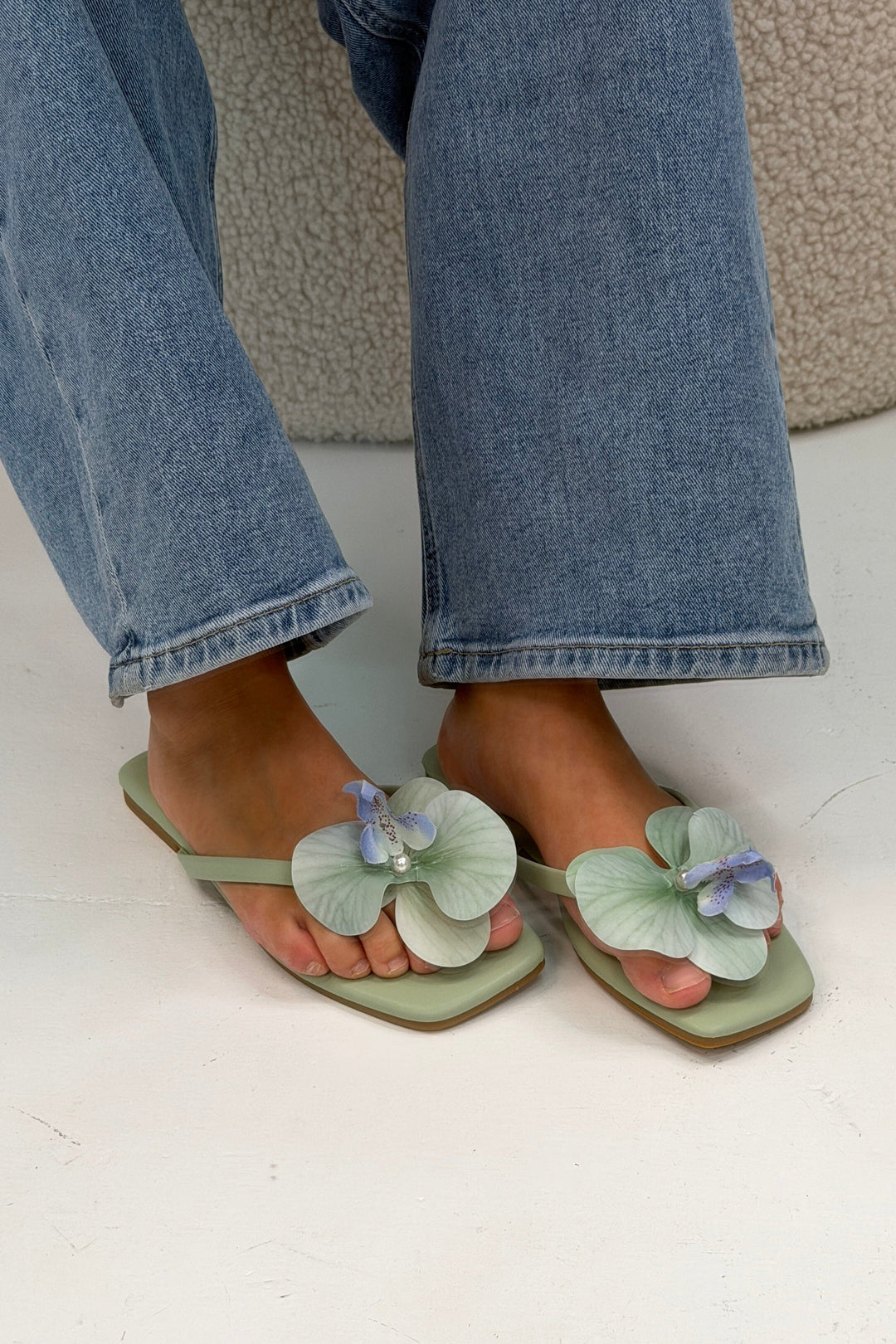 Bloom - Morning Glory Sandals - Green Sandaler 