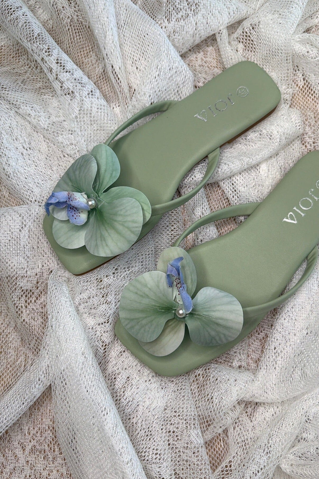 Bloom - Morning Glory Sandals - Green Sandaler 