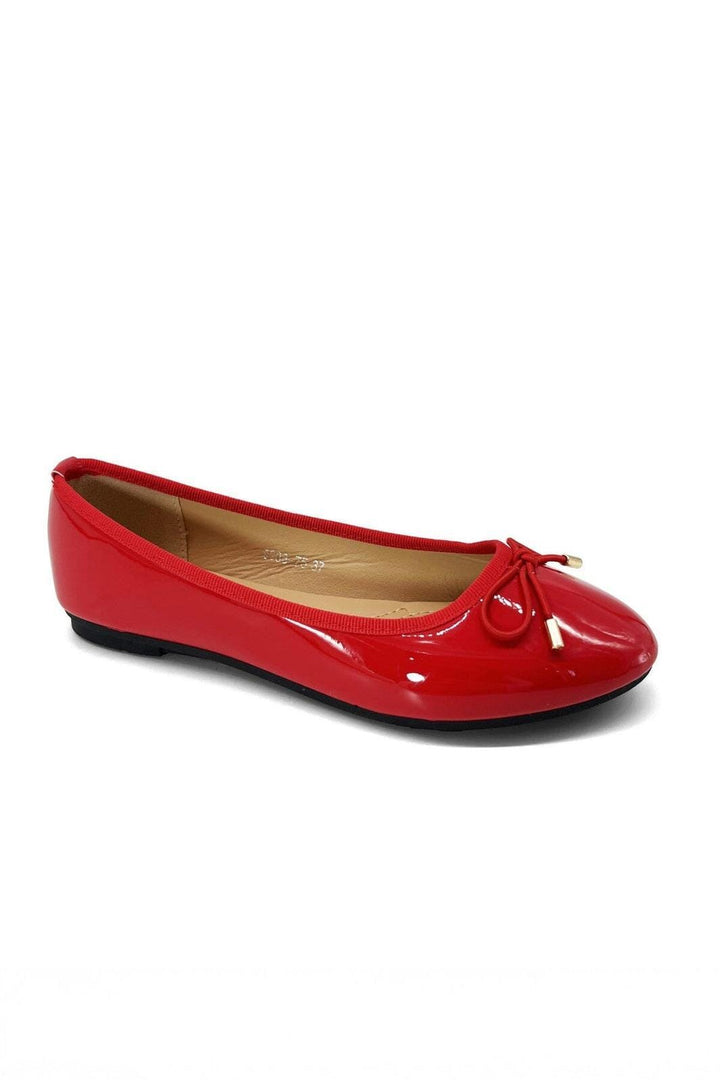 Bloom - Nigella Ballet Flats - Red Ballerinaer 