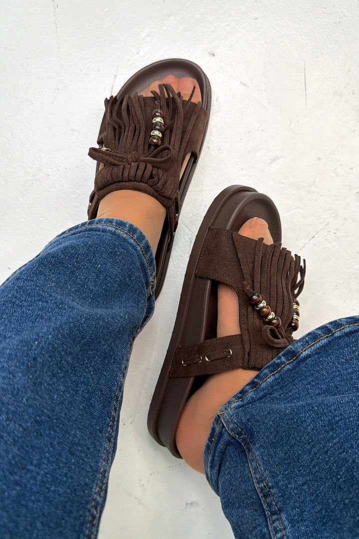 Bloom - Nigella Sandals - Dark Maroon Sandaler 