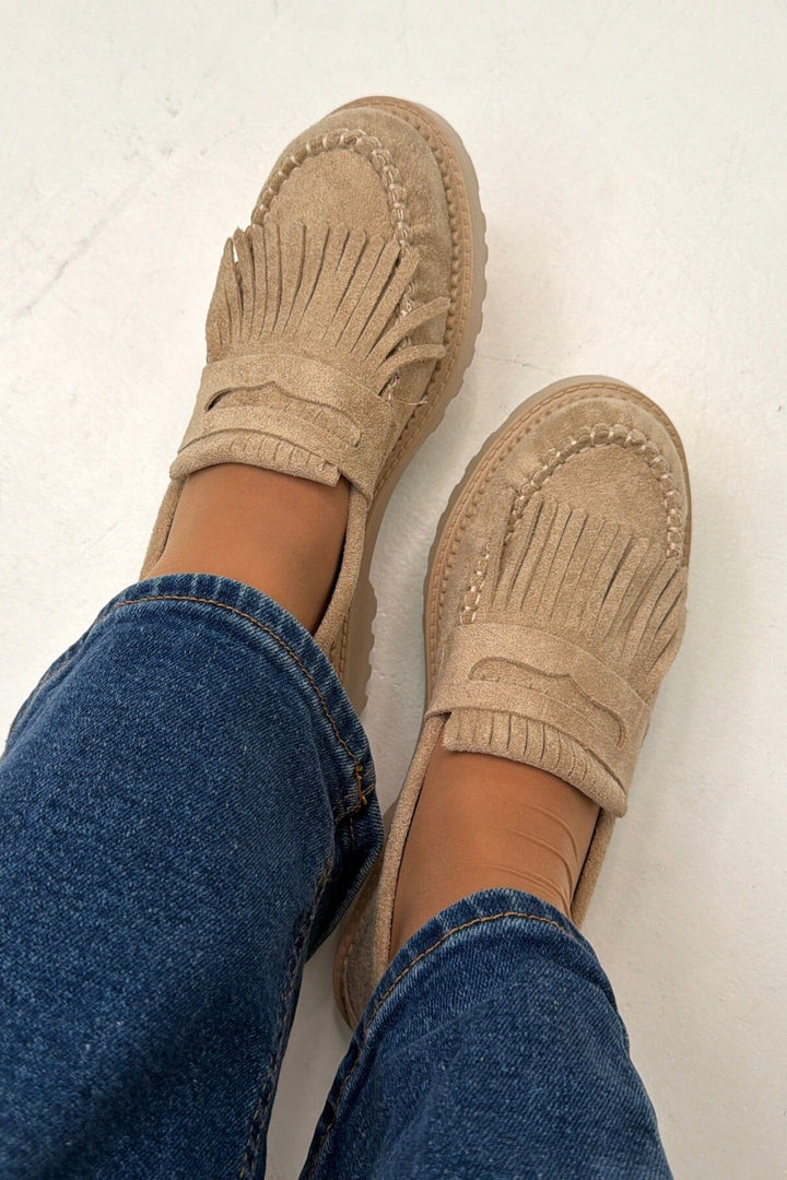 Bloom - Oriella Loafers - Beige Loafers 