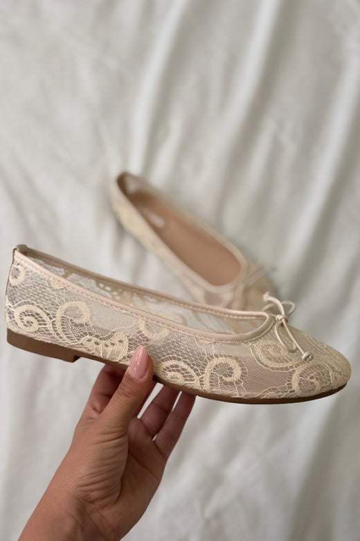 Bloom - Rose Ballerina - Beige Ballerinaer 